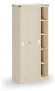 Skříň zasouvací ARRISTO LUX, 800 x 400 x 1836 mm, bříza