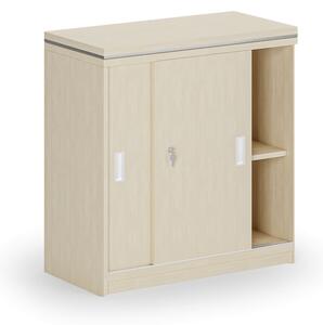 Skříň zasouvací ARRISTO LUX, 800 x 400 x 836 mm, bříza
