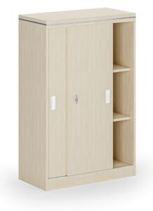 Skříň zasouvací ARRISTO LUX, 800 x 400 x 1236 mm, bříza