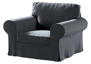 Potah na křeslo IKEA Ektorp barva šedá látka sametová