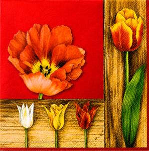 Ubrousky Tulipány na dřevě 3400263