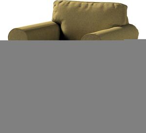 Potah na křeslo IKEA Ektorp barva zelená látka pletený vzor