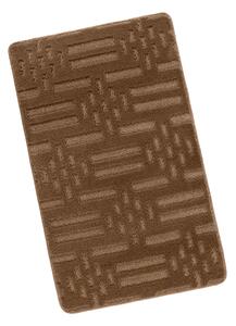 Bellatex koupelnová předložka BANY 60x100 cm Čárka hnědá