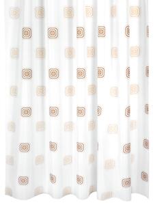 Bellatex Koupelnové závěsy 180x200 cm Čtverec béžová