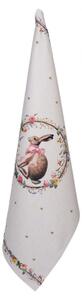 Bavlněná utěrka s velikonočním zajíčkem Easter Vintage Ears – 50x70 cm