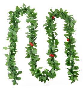 Zelená vánoční girlanda Gerrieke – 200 cm