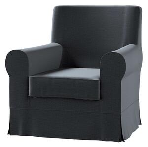 Potah na křeslo IKEA Ektorp Jennylund barva šedá látka sametová