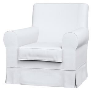 Potah na křeslo IKEA Ektorp Jennylund barva bílá látka pletený vzor