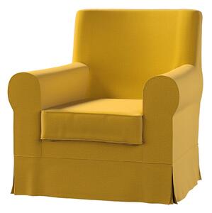 Potah na křeslo IKEA Ektorp Jennylund barva žlutá látka sametová