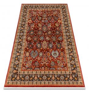 Makro Abra Kusový koberec klasický vlněný KESHAN 7573/53577 bordó modrý Rozměr: 80x145 cm