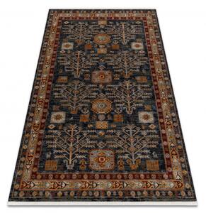 Makro Abra Kusový koberec klasický vlněný KESHAN 6174/53511 modrý bordó Rozměr: 80x145 cm
