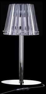 Svítidlo Moderní stolní lampa HOOPS CRYSTAL 02-TL-NI-HCC