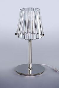 Svítidlo Moderní stolní lampa HOOPS CRYSTAL 02-TL-NI-HCC