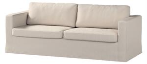 Potah na pohovku IKEA Karlstad 3-místná, nerozkládací, dlouhý barva šedá látka pletený vzor
