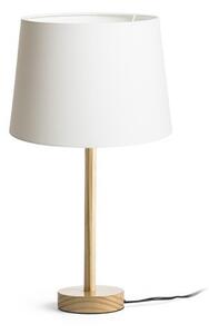 MAUI/AMBITUS 30 stolní Polycotton bílá/dřevo 230V E27 11W - RED - DESIGN RENDL