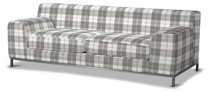 Potah na pohovku IKEA Kramfors 3-místná barva šedá látka pletený vzor, vzorované