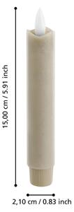 Eglo 422221 - SADA 2x LED Svíčka ANTANABE LED/1xAAA 15 cm béžová