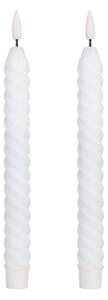Eglo 422226 - SADA 2x LED Svíčka ANDRAFIABE LED/1xAAA 25 cm bílá