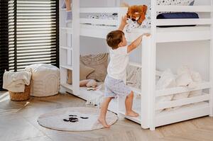 Třípatrová postel pro děti Ted 80 x 200 cm - bílá