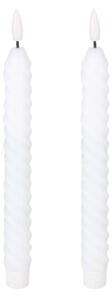 Eglo 422226 - SADA 2x LED Svíčka ANDRAFIABE LED/1xAAA 25 cm bílá
