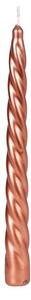 Kroucená 23x230 Metal Elegance bronz svíčka