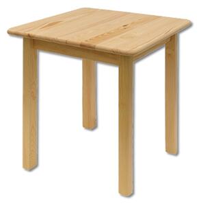 Čtvercový jídelní stůl GALWEY, 60x75x60 cm, masiv borovice