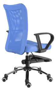 Dětská židle s podnoží BUCK –⁠ látka, více barev Světle modrá