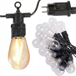 LED světelná zahradní girlanda LUCENT, 20 m