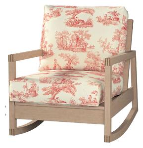 Potah na křeslo IKEA Lillberg barva červená látka vzorované