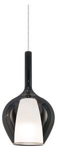 Ideal Lux - Lustr na lanku KALIQUE 1xE27/42W/230V pr. 18 cm kouřová černá