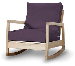 Potah na křeslo IKEA Lillberg barva fialová látka pletený vzor