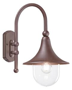 Ideal Lux - Venkovní nástěnná lampa CIMA 1xE27/52W/230V IP43 hnědá