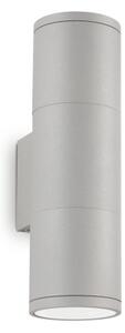 Ideal Lux - Venkovní nástěnné svítidlo GUN 1xGU10/35W/230V 21 cm IP44 šedá