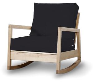 Potah na křeslo IKEA Lillberg barva černá látka pletený vzor