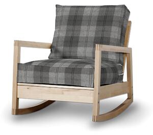 Potah na křeslo IKEA Lillberg barva šedá látka pletený vzor, vzorované