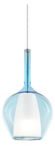 Ideal Lux - Lustr na lanku KALIQUE 1xE27/42W/230V pr. 18 cm kouřová modrá
