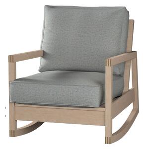 Potah na křeslo IKEA Lillberg barva modrá látka pletený vzor