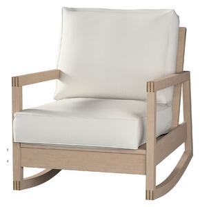 Potah na křeslo IKEA Lillberg barva šedá látka pletený vzor