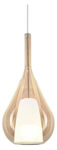 Ideal Lux - Lustr na lanku KALIQUE 1xE27/42W/230V pr. 18 cm kouřová béžová