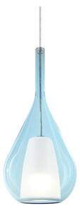 Ideal Lux - Lustr na lanku KALIQUE 1xE27/42W/230V pr. 18 cm kouřová modrá