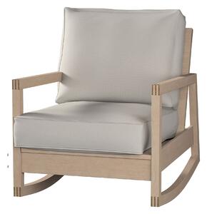 Potah na křeslo IKEA Lillberg barva šedá látka pletený vzor