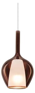 Ideal Lux - Lustr na lanku KALIQUE 1xE27/42W/230V pr. 18 cm kouřová měděná