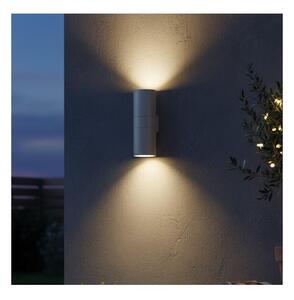 Ideal Lux - Venkovní nástěnné svítidlo GUN 1xE27/60W/230V 31 cm IP54 šedá