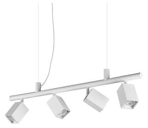 Ideal Lux - LED Lustr na lanku DYNAMITE 4xGU10/7W/230V CRI 90 bílá