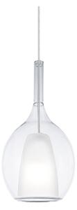 Ideal Lux - Lustr na lanku KALIQUE 1xE27/42W/230V pr. 18 cm čirá