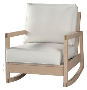 Potah na křeslo IKEA Lillberg barva šedá látka lesklé, pletený vzor, sametová