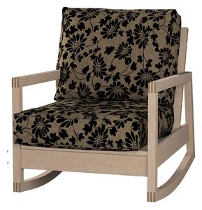 Potah na křeslo IKEA Lillberg barva béžová látka pletený vzor, vzorované