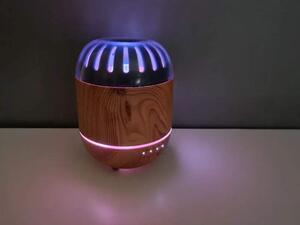 AWM - Ultrazvukový Aroma Difuzér Tosca 120ml, 7x LED barevné podsvícení, USB napájení, Časovač, Dekor dřeva