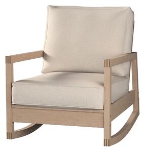 Potah na křeslo IKEA Lillberg barva šedá látka pletený vzor