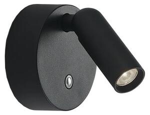 Ideal Lux -LED Stm nabíjecí nástěnné bodové svítidlo BEAN LED/3W/5V CRI 95 černá
